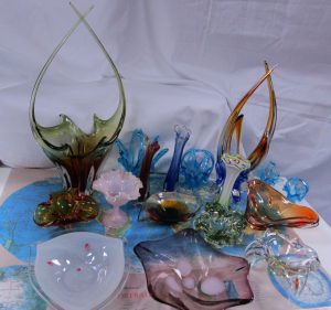 funky junk auctions art glass